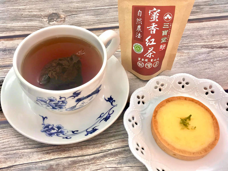 檸檬塔 Tarte au Citron X 阿里山 蜜香紅茶 三寶堂 SANBAOTEA